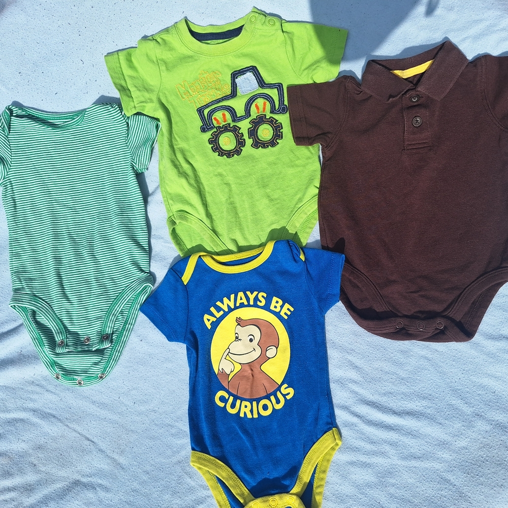 Boys 6Short Sleeve Onsie Bundle